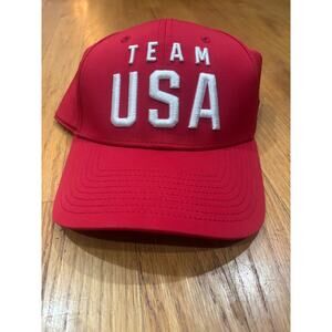 Team USA Olympic Adjustable Red Hat